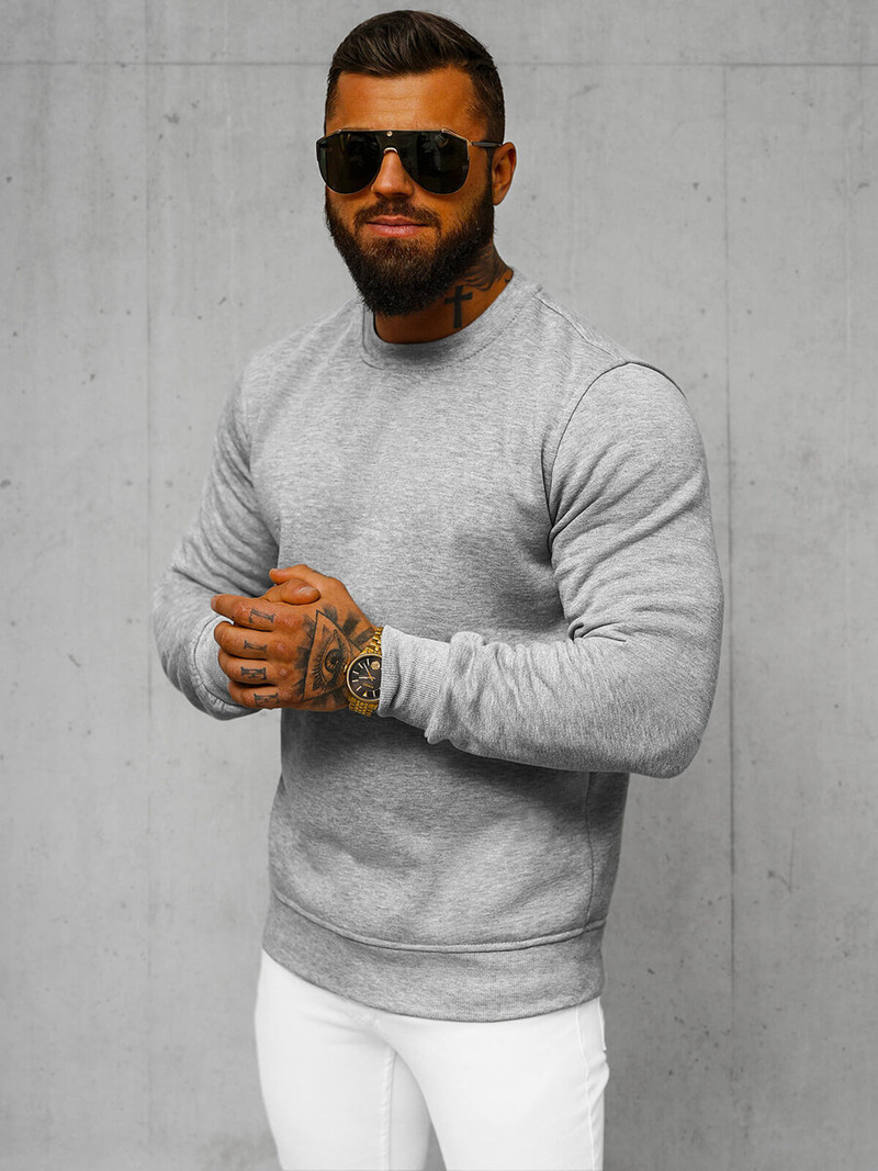 Hanorac bărbați gri OZONEE JS/2001-10Z