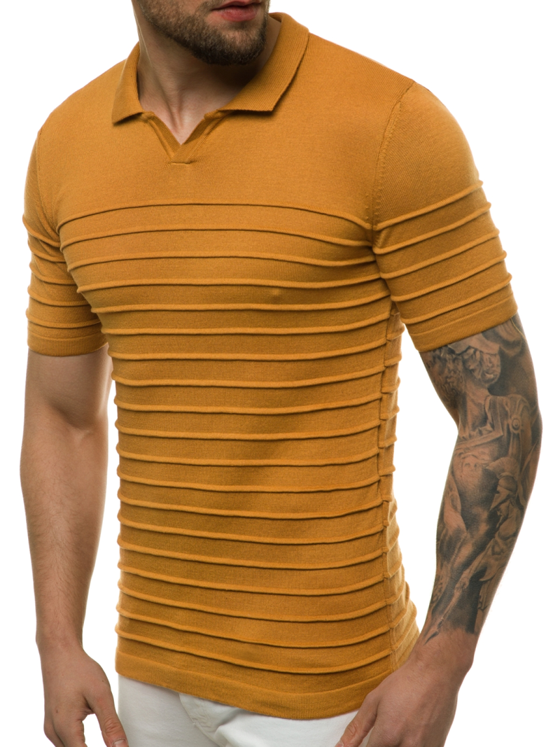 Pulover bărbați albastru camel OZONEE L/2318