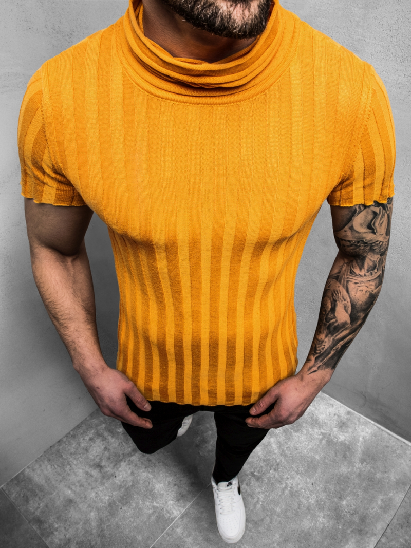 Pulover bărbați albastru camel OZONEE L/2294Z