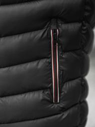 Jachetă de primăvară bărbați neagră OZONEE JS/SM71