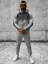 Compleu sport bărbaţi gri OZONEE JS/C8116