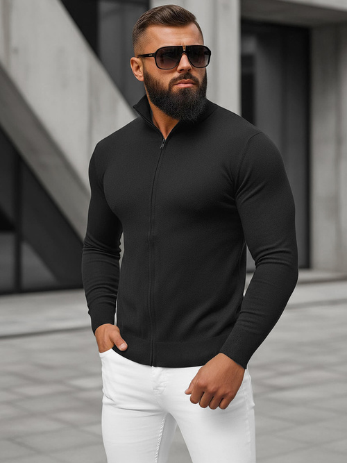 Pulover bărbați negru OZONEE NB/MM6004/4Z