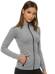 Hanorac femei gri OZONEE JS/HD151/3