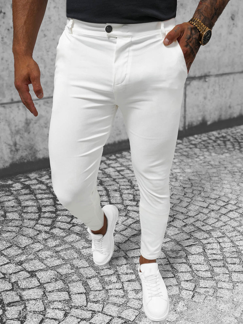 Pantaloni Bărbaţi Ecru OZONEE O/P4049