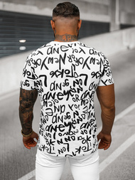 Tricou bărbați alb OZONEE O/T1268/1