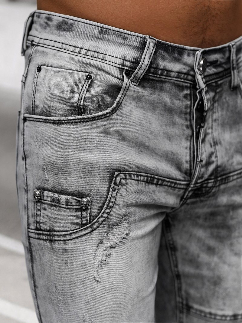 Blugi bărbaţi antracit OZONEE NB/MP0163N