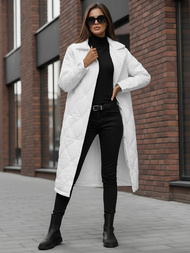 Geacă de femei alb OZONEE JS/5M3177/281Z