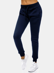 Pantaloni de training femei albastru marin OZONEE JS/CK01