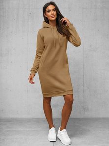 Hanorac femei bej închis OZONEE JS/YS10005/91Z