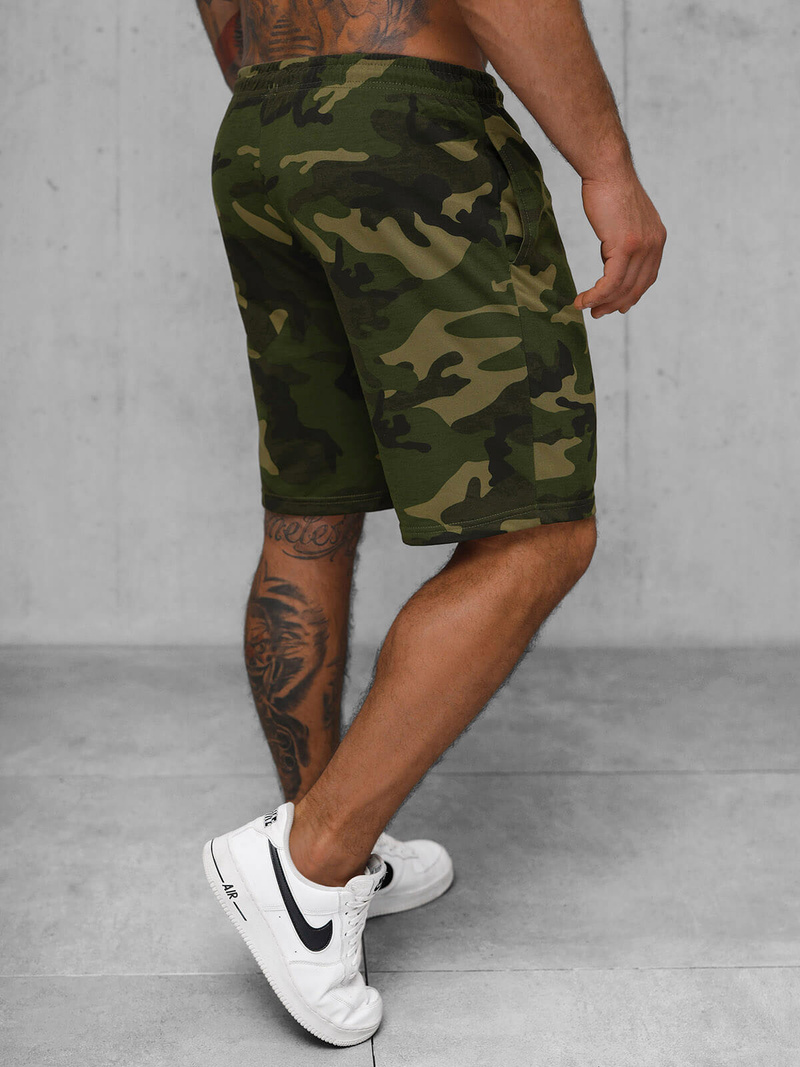 Pantaloni scurți sport bărbați verde OZONEE JS/8K283/29