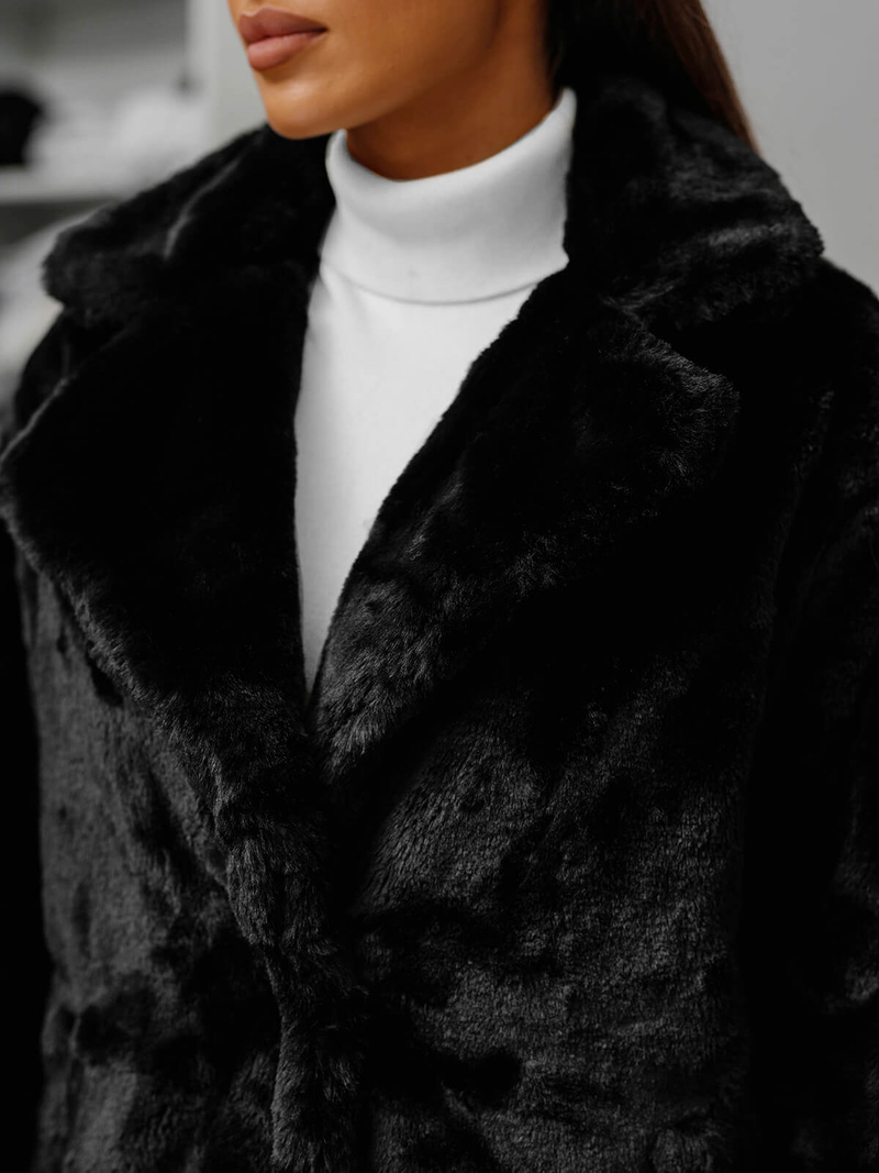 Geacă de femei neagra OZONEE JS/11Z8168Z