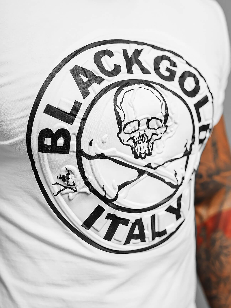 Tricou bărbați alb OZONEE NB/MT3074