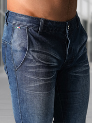 Blugi bărbaţi albaștri închis OZONEE NB/MP0091BS