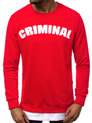 Hanorac bărbați roșie OZONEE O/11113