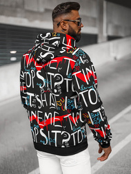 Hanorac bărbați negru OZONEE JS/8B1233/3