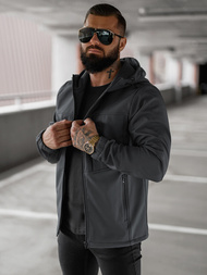 Jachetă bărbați softshell antracit OZONEE JS/27B6523/5Z