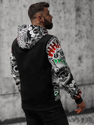 Hanorac bărbați negru OZONEE O/B270