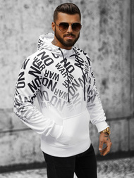 Hanorac bărbați alb OZONEE JS/8B998/1