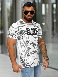 Tricou bărbați alb OZONEE O/MPO3470