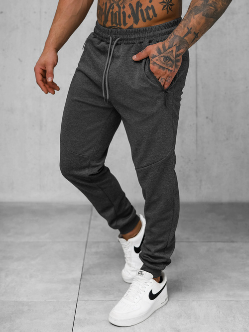 Pantaloni de trening bărbaţi antracit OZONEE JS/15K1818/5