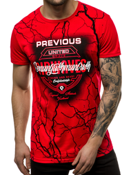 Tricou bărbați rosii OZONEE JS/SS10962