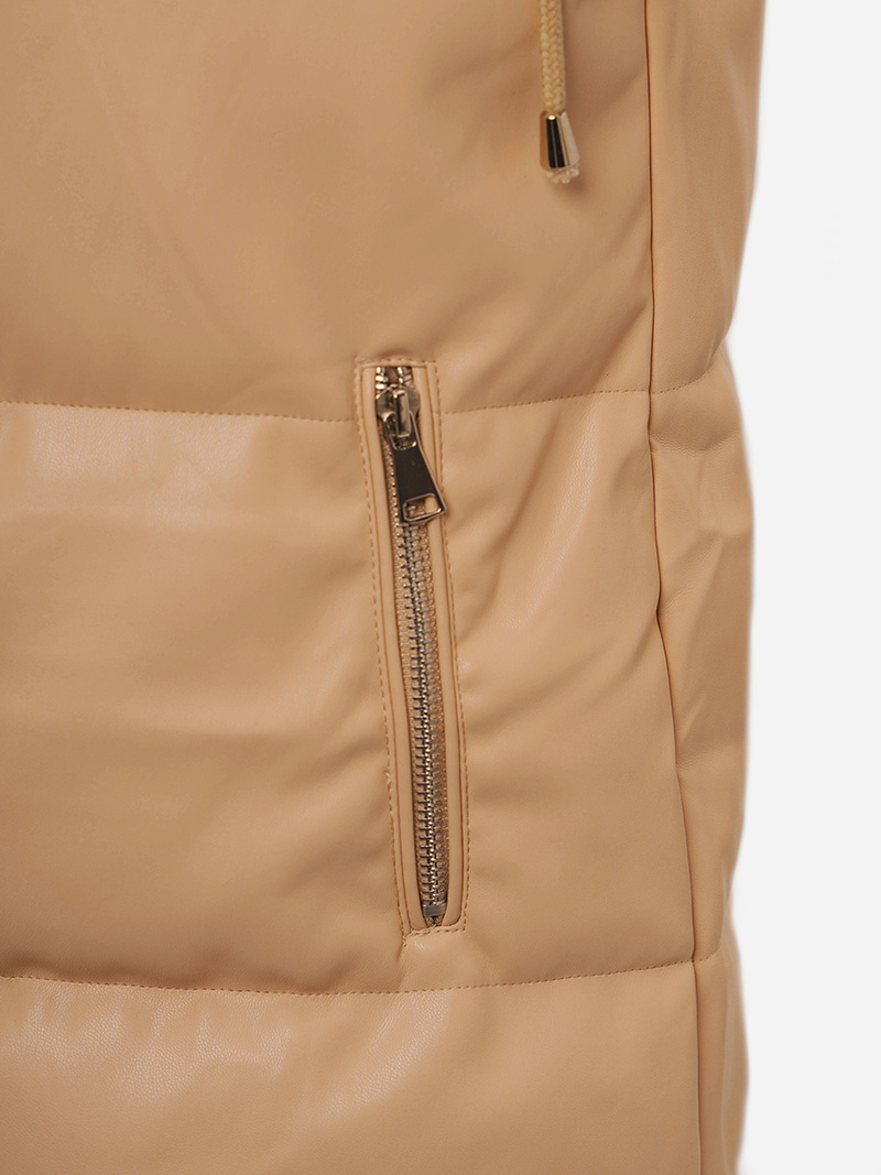 Vestă femei bej OZONEE O/AY756