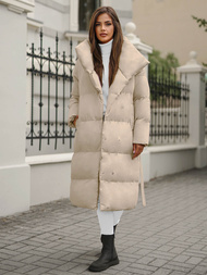 Geacă de iarnă parka femei bej OZONEE JS/M737/62Z