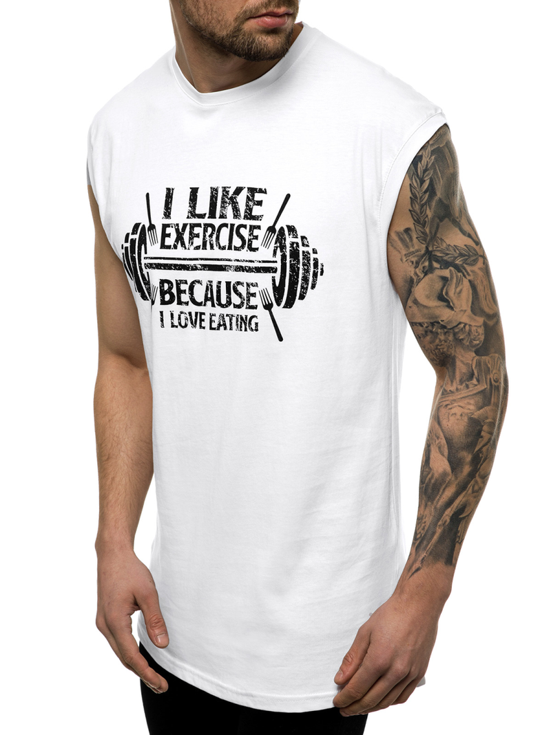 Maiou bărbați alb OZONEE MACH/M1210