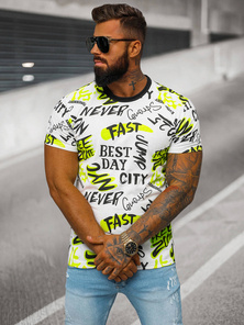 Tricou bărbați alb OZONEE JS/8T1210/1