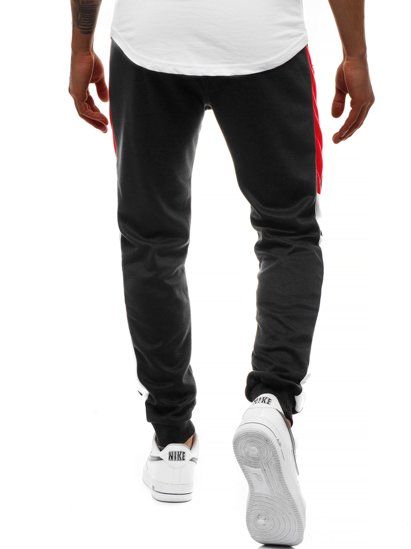 Pantaloni de trening bărbaţi negri OZONEE JS/JZ11027