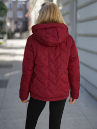 Geacă de femei burgundia OZONEE JS/16M9300/06