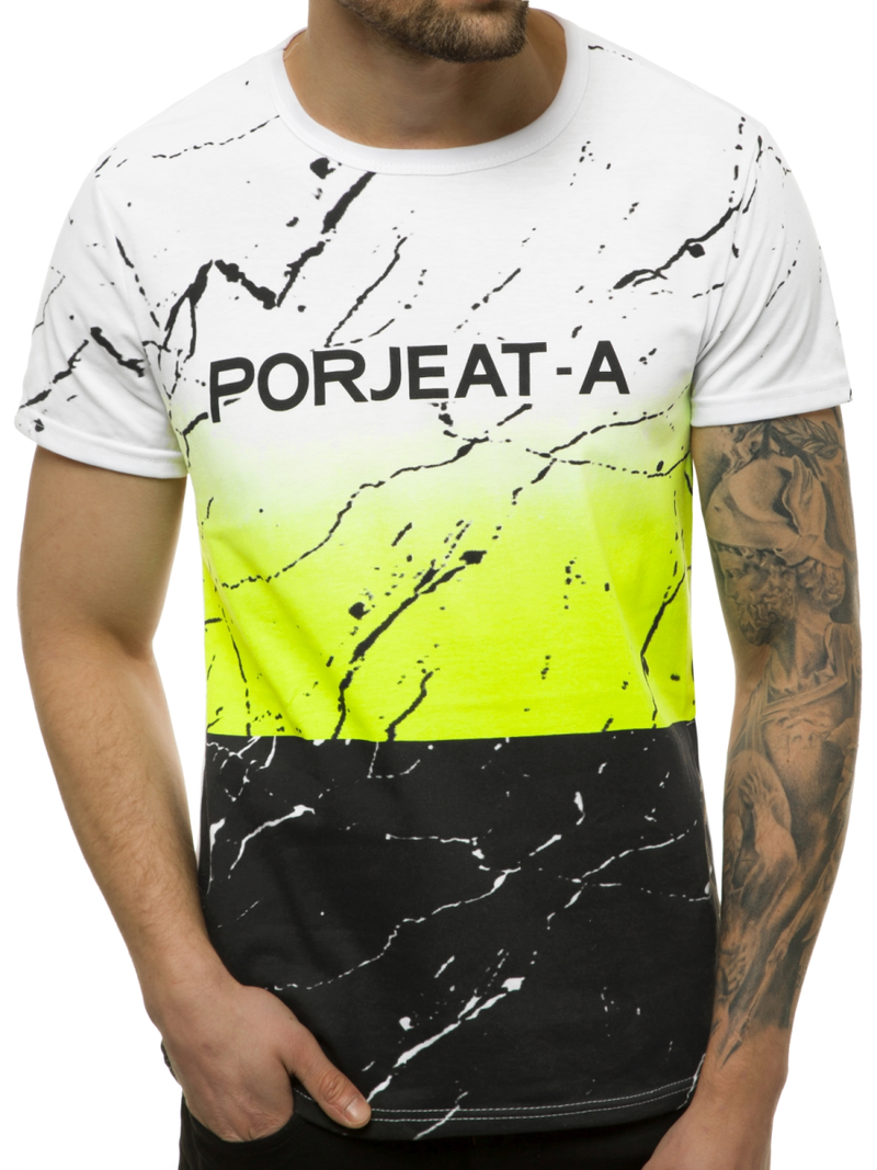 Tricou bărbați verde OZONEE JS/SS11120