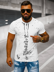 Tricou bărbați alb OZONEE O/8T1259/1