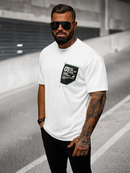 Tricou bărbați alb OZONEE O/3C333