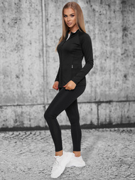 Hanorac femei negru OZONEE JS/HD154/1Z