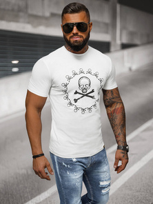 Tricou bărbați alb OZONEE NB/MT3068