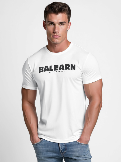 Tricou bărbați alb OZONEE NB/MT3135Z