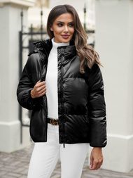 Geacă de femei neagra OZONEE JS/5M3185/392Z