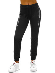 Pantaloni de training femei negri OZONEE O/82055