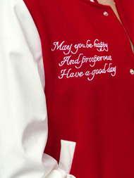 Geacă de femei roșie OZONEE JS/16M9067/270