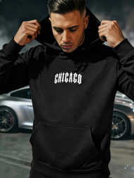 Hanorac bărbați negru OZONEE JS/21B1903/3