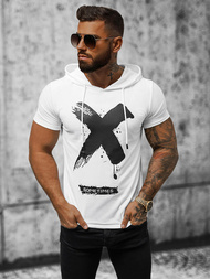 Tricou bărbați alb OZONEE JS/8T203