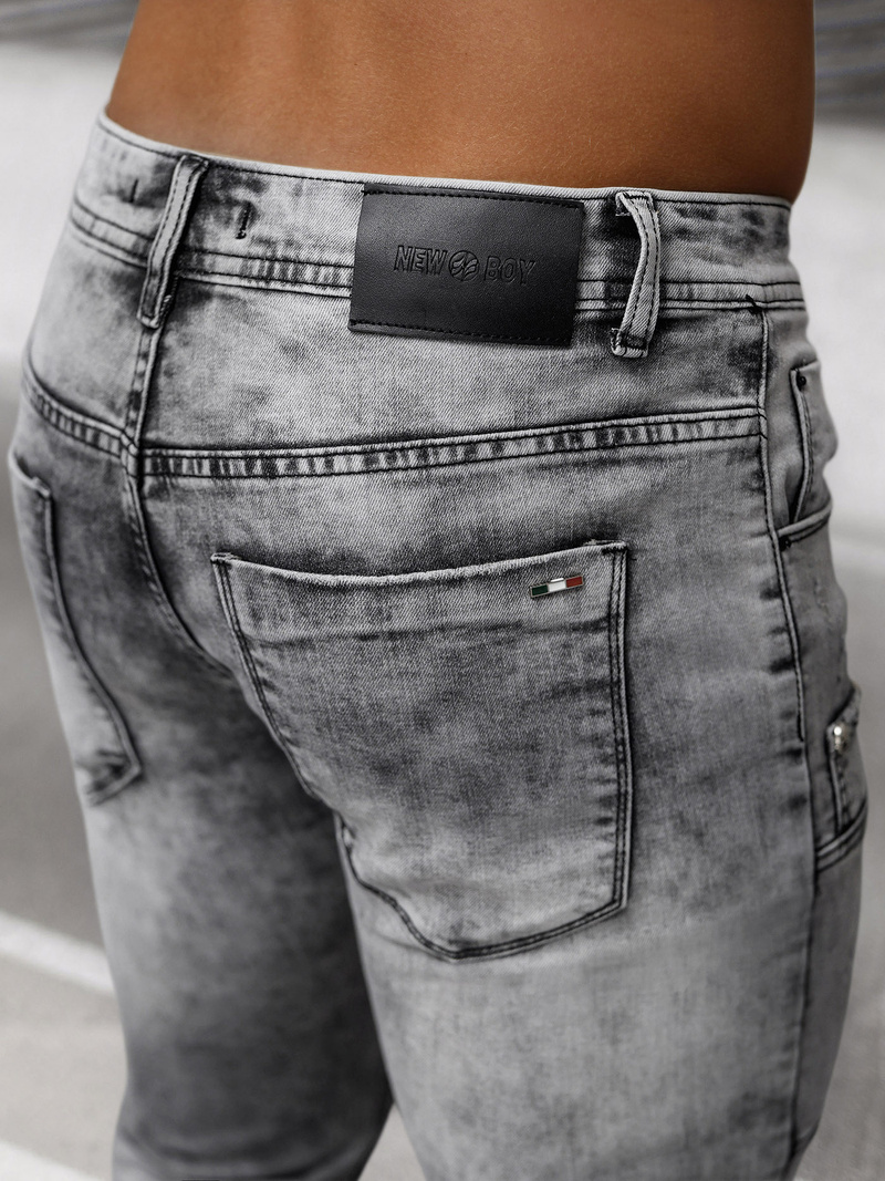 Blugi bărbaţi antracit OZONEE NB/MP0163N