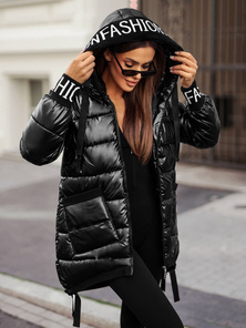 Geacă de femei neagra OZONEE JS/5M3188/392Z