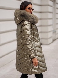 Geacă de femei aur OZONEE JS/16M9100/403Z