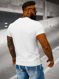 Tricou bărbați alb OZONEE JS/712005Z 