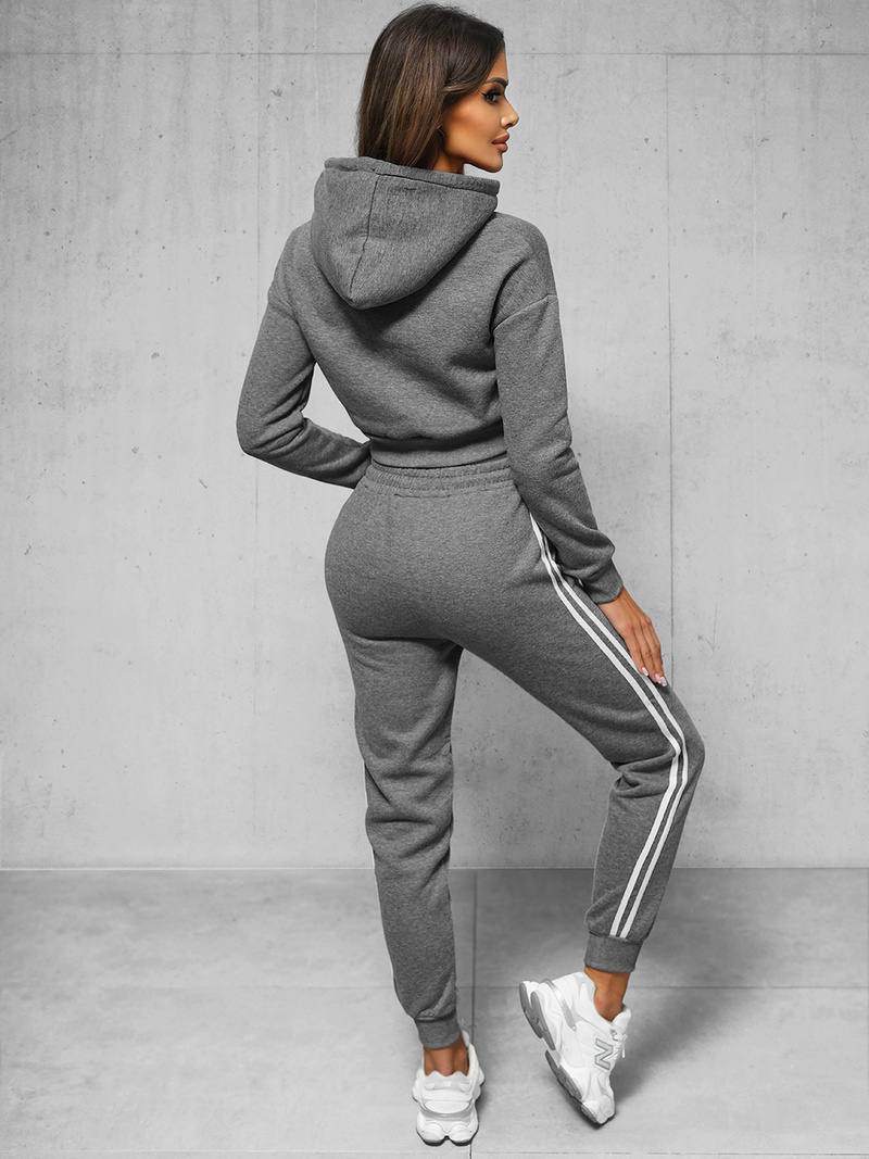 Trening dama doua piese antracit OZONEE JS/8C67/5