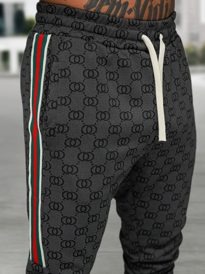 Compleu sport bărbaţi negru OZONEE O/FF5111AB