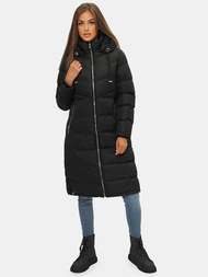 Geacă de iarnă parka femei neagra OZONEE JS/M736/392Z