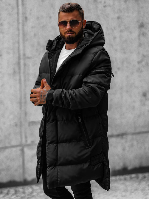 Geacă bărbați neagră OZONEE O/M799